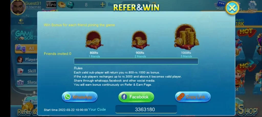 3card league download